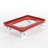 Produkt: Plastový vozík pro přepravky 600x400 mm, 250kg, polyamidová kola
