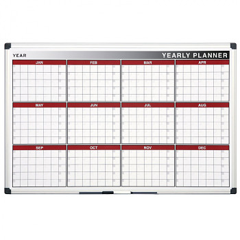 Magnetická tabule plánovací roční denní rozpis týdny