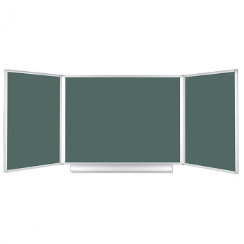 Zelená otevírací magnetická tabule keramická 1500-3000x1000 mm