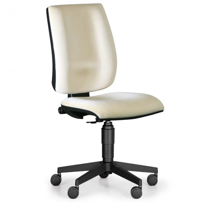 Kancelářská židle FIGO, béžová bez područek