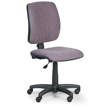 Kancelářská židle TORINO I, šedá bez područek, plastový kříž