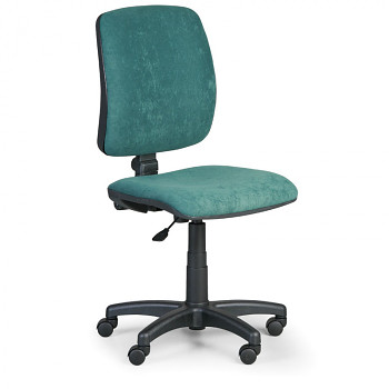 Kancelářská židle TORINO I, zelená bez područek, plastový kříž