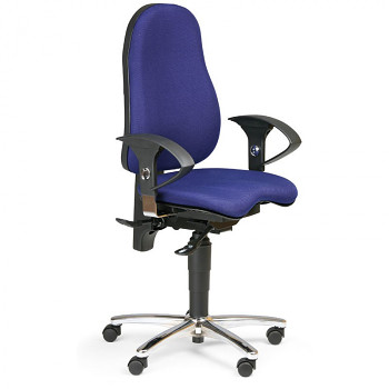 Zdravotní kancelářská židle EXETER modrá