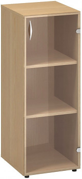 Kancelářská skříň, 1063x 400x458, buk, pravá sklo, CLASSIC