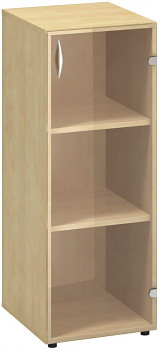 Kancelářská skříň, 1063x 400x458, divoká hruška, pravá sklo, CLASSIC