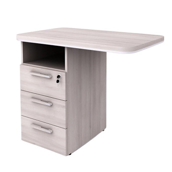 Kancelářský kontejner  900x 550x762, akát světlý, přístavný R, WELS