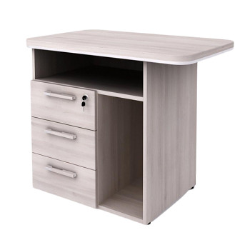 Kancelářský kontejner  900x 550x762, akát světlý, přístavný, R, WELS