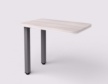 Stolový prvek  900x 550x762 mm, akát světlý, R, WELS