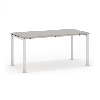 Jednací stůl 1600x 800x 745, šedá, podnož šedá, AIR