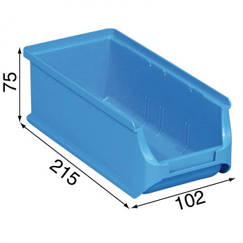 Plastové boxy na drobný materiál - 102 x 215 x 75 mm