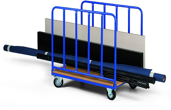 Plošinový vozík  400 kg, 1070 x 700 mm