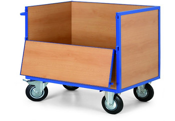 Plošinový vozík  400 kg, 1010 x 710 mm, 101323