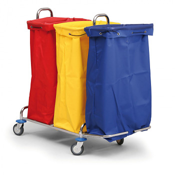 Vozík na sběr prádla nebo tříděného odpadu