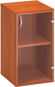 Kancelářská skříň,  735x 400x458, třešeň, pravá sklo, CLASSIC