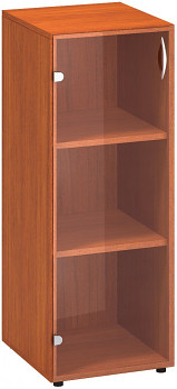 Kancelářská skříň, 1063x 400x458, třešeň, levá sklo, CLASSIC