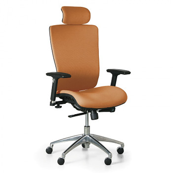 Kancelářská židle LESTER C oranžová