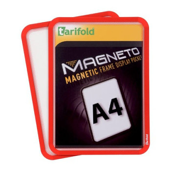 Magnetická kapsa A4, 2ks, červená