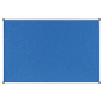Textilní nástěnka modrá  900x 600 mm