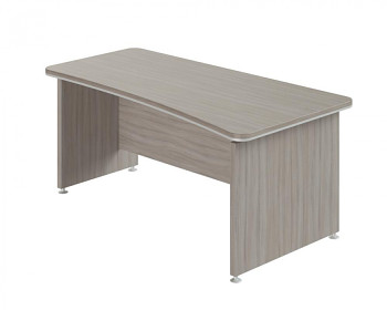 Kancelářský stůl 1800x 948x 762, dub šedý, R, WELS