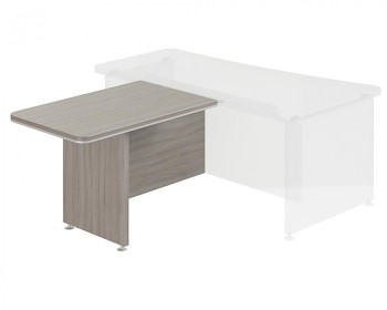 Jednací prvek 1600x 700x762 mm, dub šedý, WELS