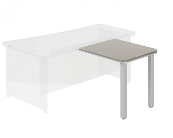 Stolový prvek  800x 700x762 mm, dub šedý, WELS