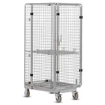 Rollkontejner zasouvací  680 x 870 x 1885 mm, uzamykatelný