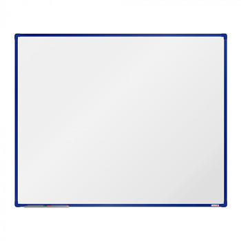 Magnetická tabule 1500x1200 mm, modrý rám