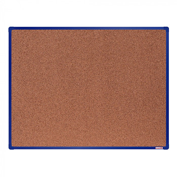 Nástěnka korková 1200x 900 mm, modrý rám