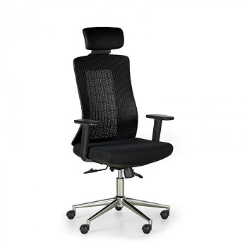 Kancelářská židle EDEN, černá/černá konstrukce