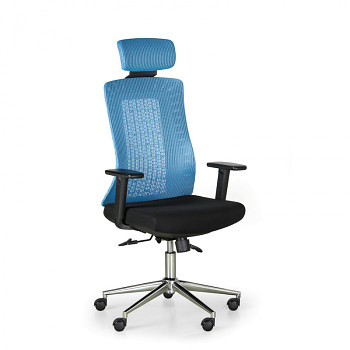 Kancelářská židle EDEN, modrá/černá konstrukce