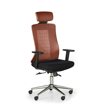 Kancelářská židle EDEN, oranžová/černá konstrukce