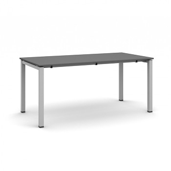 Jednací stůl 1600x 800x 745, antracit, podnož šedá, AIR
