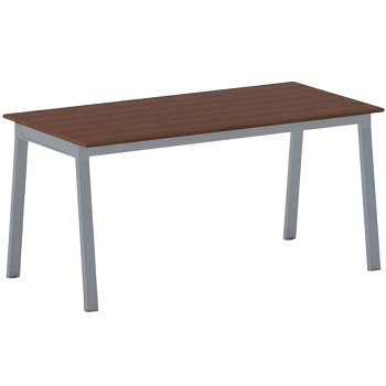 Jednací stůl 1600x 800x 750, třešeň, podnož šedá, BASIC