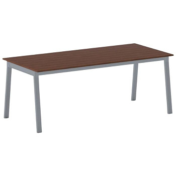 Jednací stůl 2000x 900x 750, třešeň, podnož šedá, BASIC