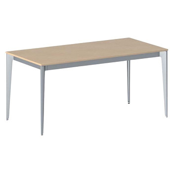 Jednací stůl 1600x 800x 750, buk, podnož šedá, ACTION