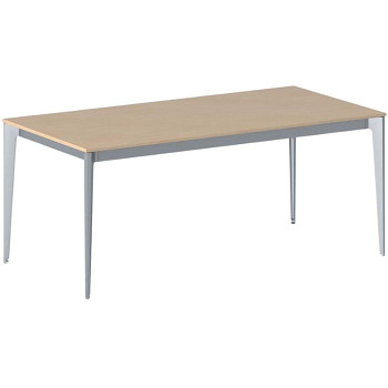Jednací stůl 1800x 900x 750, buk, podnož šedá, ACTION