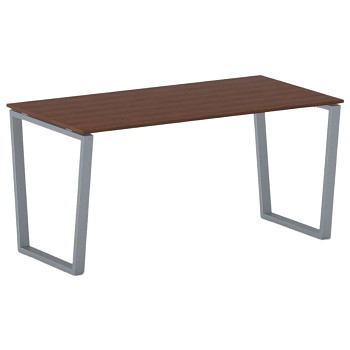 Jednací stůl 1600x 800x 750, třešeň, podnož šedá, IMPRESS