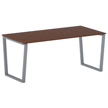 Jednací stůl 1800x 900x 750, třešeň, podnož šedá, IMPRESS