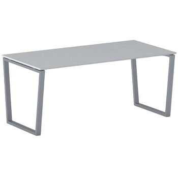 Jednací stůl 1800x 900x 750, šedá, podnož šedá, IMPRESS