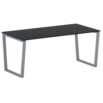 Jednací stůl 1800x 900x 750, antracit, podnož šedá, IMPRESS