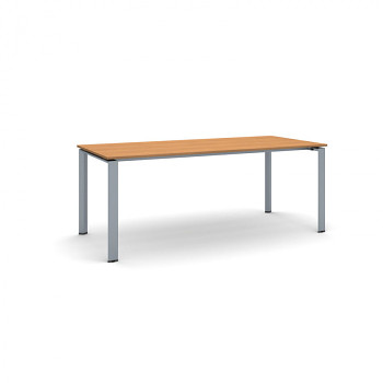 Jednací stůl 2000x 900x 750, třešeň, podnož šedá, INFINITY