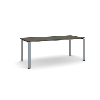 Jednací stůl 2000x 900x 750, wenge, podnož šedá, INFINITY