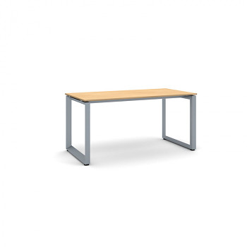 Jednací stůl 1600x 800x 750, buk, podnož šedá, INSPIRE