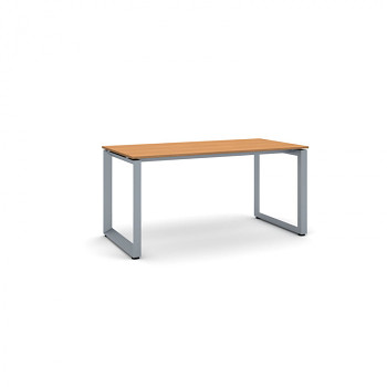 Jednací stůl 1600x 800x 750, třešeň, podnož šedá, INSPIRE