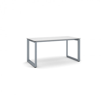 Jednací stůl 1600x 800x 750, šedá, podnož šedá, INSPIRE