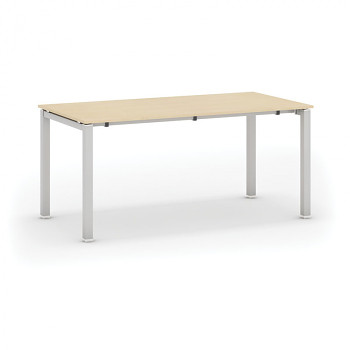 Jednací stůl 1600x 800x 745, dub přírodní, podnož šedá, AIR