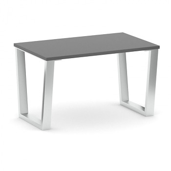 Konferenční stůl 1000x 610x 535, grafitová, podnož nerez, VECTOR