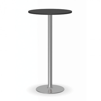 Konferenční stůl kruhový průměr  600x1100, antracit, podnož chrom, OLYMPO