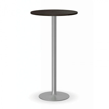 Konferenční stůl kruhový průměr  600x1100, wenge, podnož šedá, OLYMPO