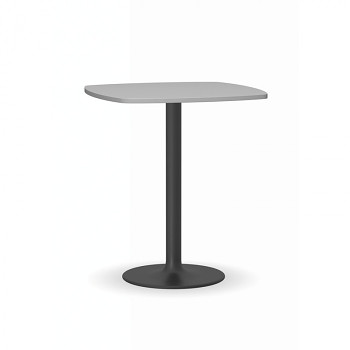 Konferenční stůl  660x 660x 725, šedá, podnož černá, FILIP